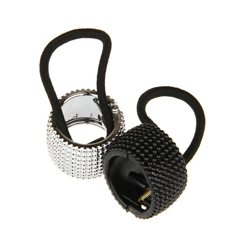 Новинка модная резинка для волос держатель конского хвоста панк с заклепками