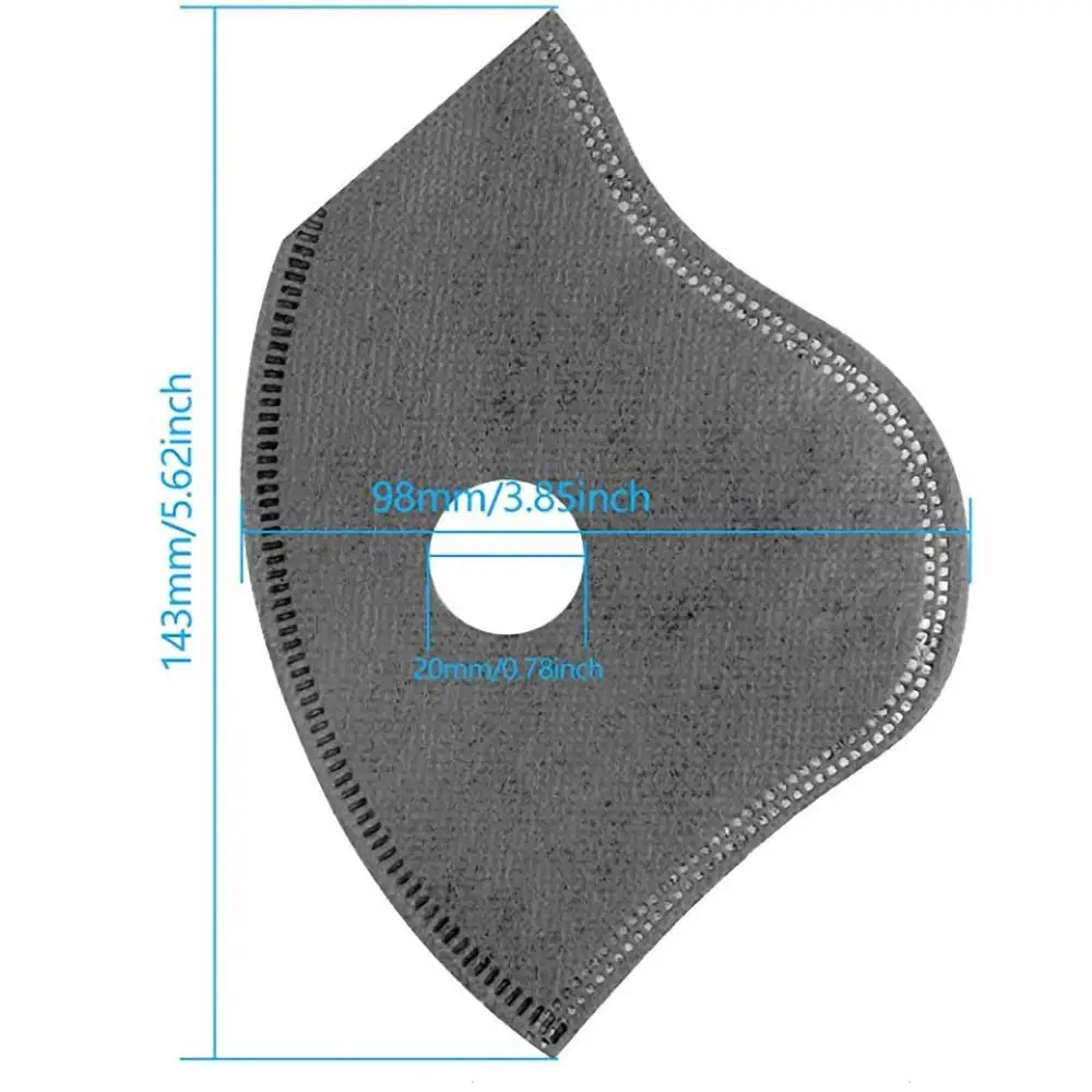 Маска велосипедная с активированным углем 10 шт. | Дом и сад