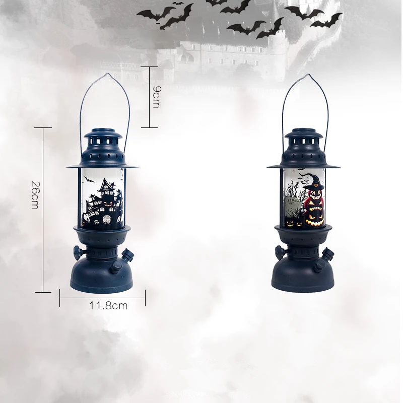 Креативный светодиодный фонарь имитирующий пламенный свет малая масляная лампа