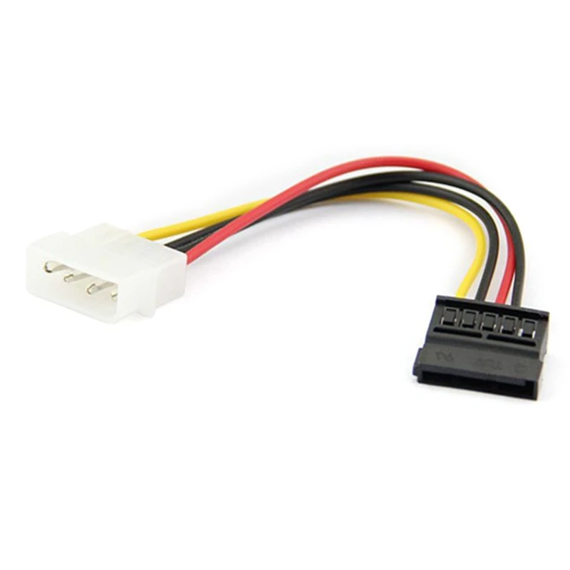 

5-Pcs 4 Pin SATA to Molex Power Cable Adapter Extension Cable Connectors