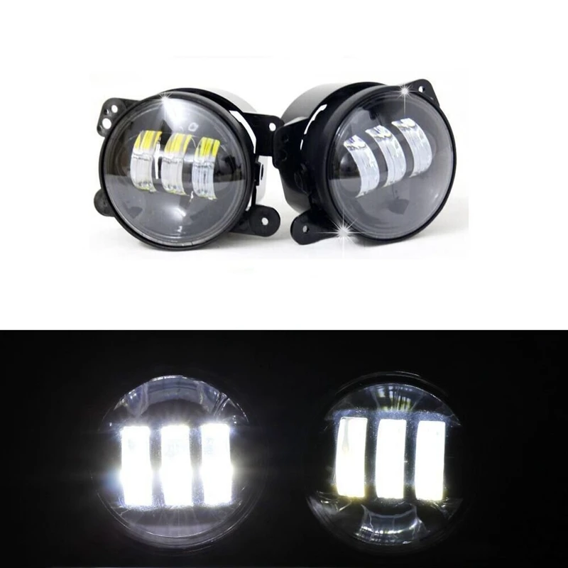 1 пара 4 &quotкруглый светодиодный фонарь светильник s головной 30 Вт переднего