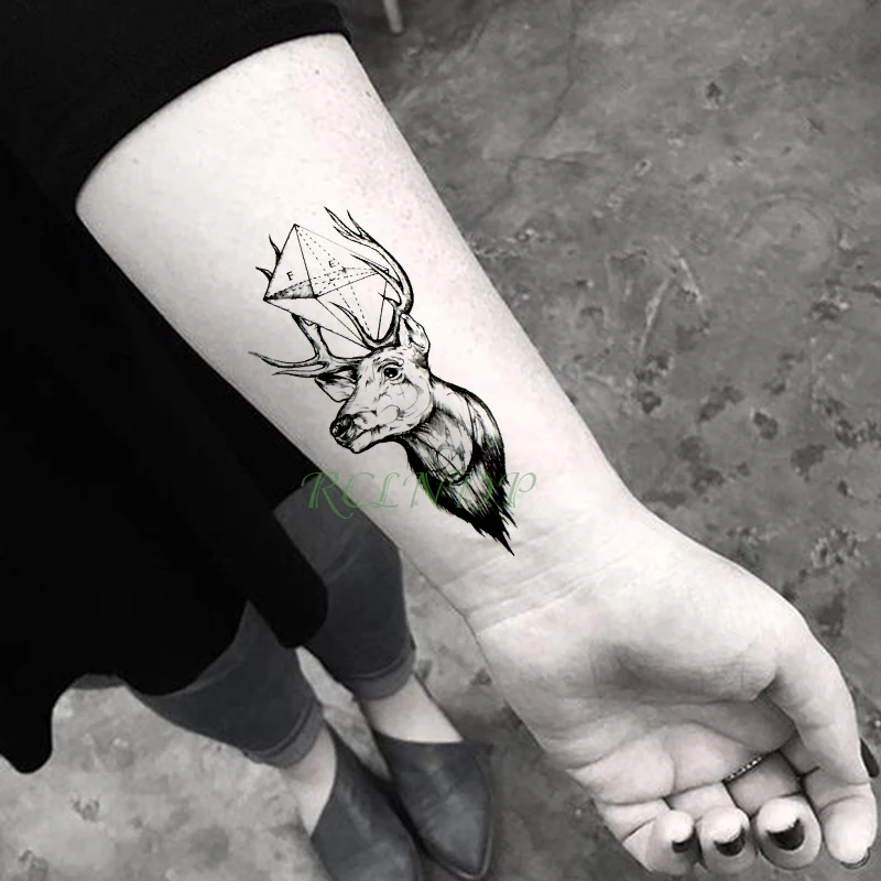 Водостойкая Временная тату наклейка животное ласточка птица флэш для рук