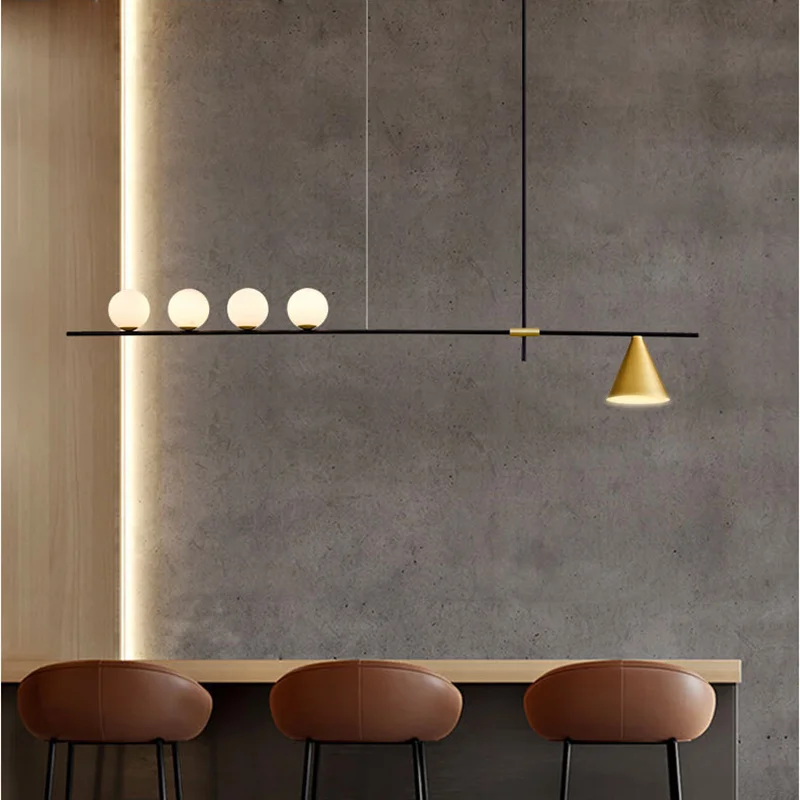 Скандинавский винтажный подвесной светильник минималистичный Magic Beans со