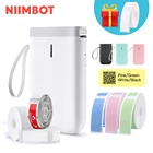 Принтер для этикеток Mini Niimbot D11, беспроводной термопринтер с Bluetooth и бесплатным приложением для печати этикеток мобильный телефон
