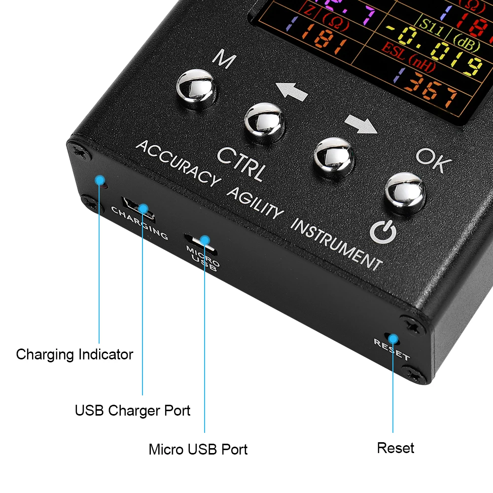 Профессиональный радиочастотный анализатор векторного сопротивления антенны SWR