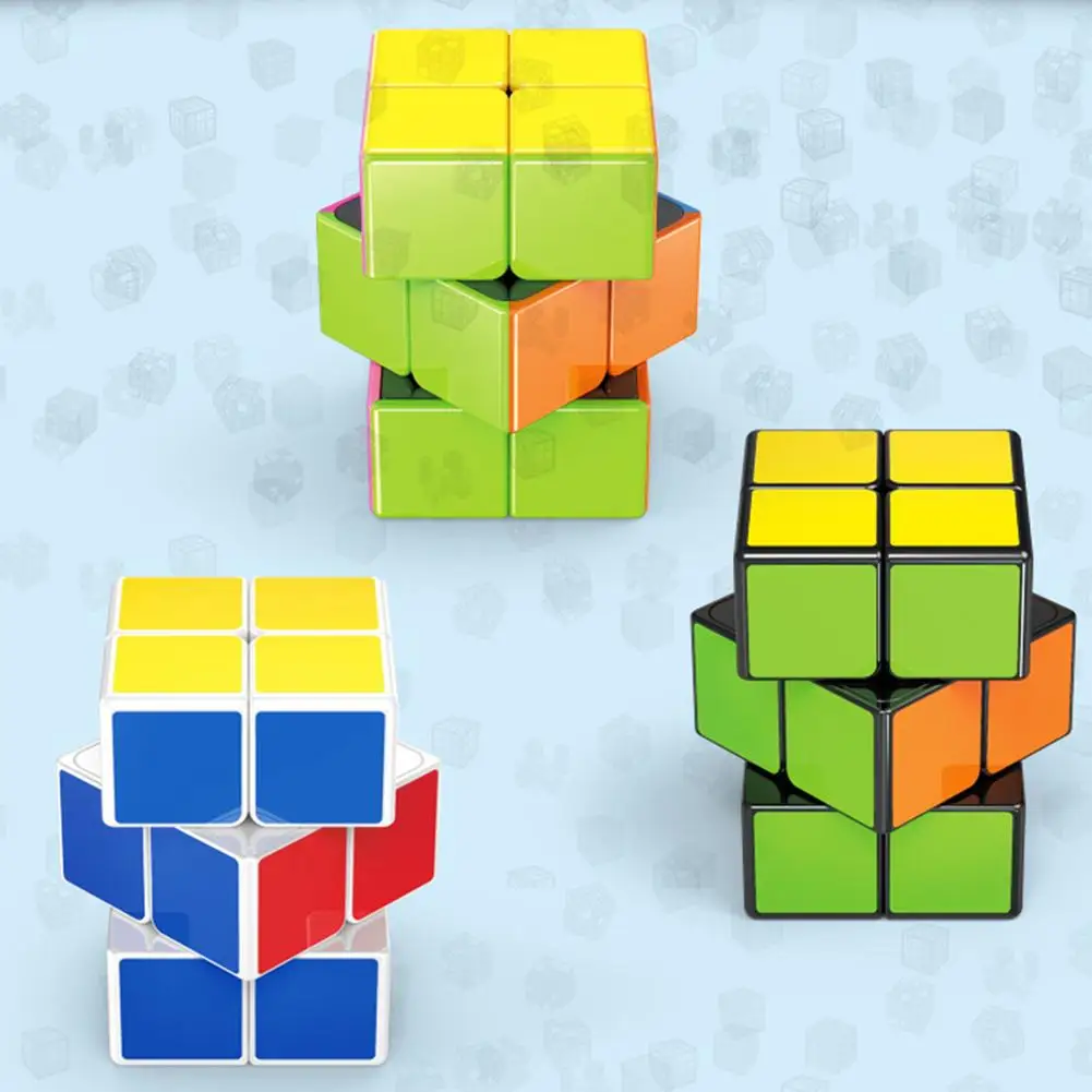 Fanxin 2x2x 3 цвета магический куб декомпрессии легко поворачивающийся механизм