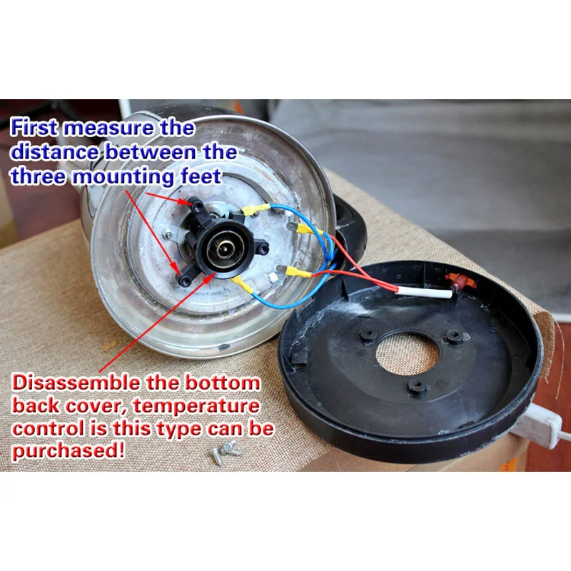 no 2 10pcs electric kettle parts thermostat switch kettle base replacement part kitchen appliances 53mm53mm48mm free global shipping