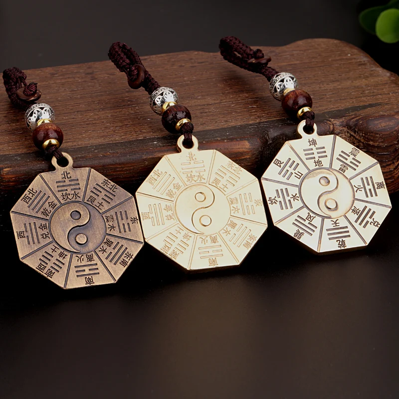 Латунный зеркальный брелок для ключей дворцового сплетника подвеска в виде рыбы