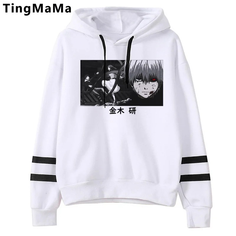 

Tokyo Ghoul hoodies male graphic Ulzzang grunge printed men pullover Korea