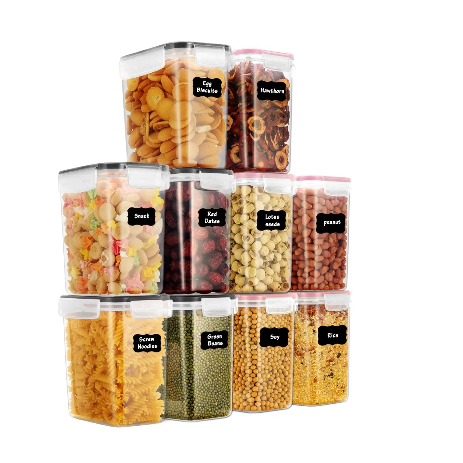 8/10 шт. кухонный дозатор для хранения пасты и чая|Бутылки банки коробки| |