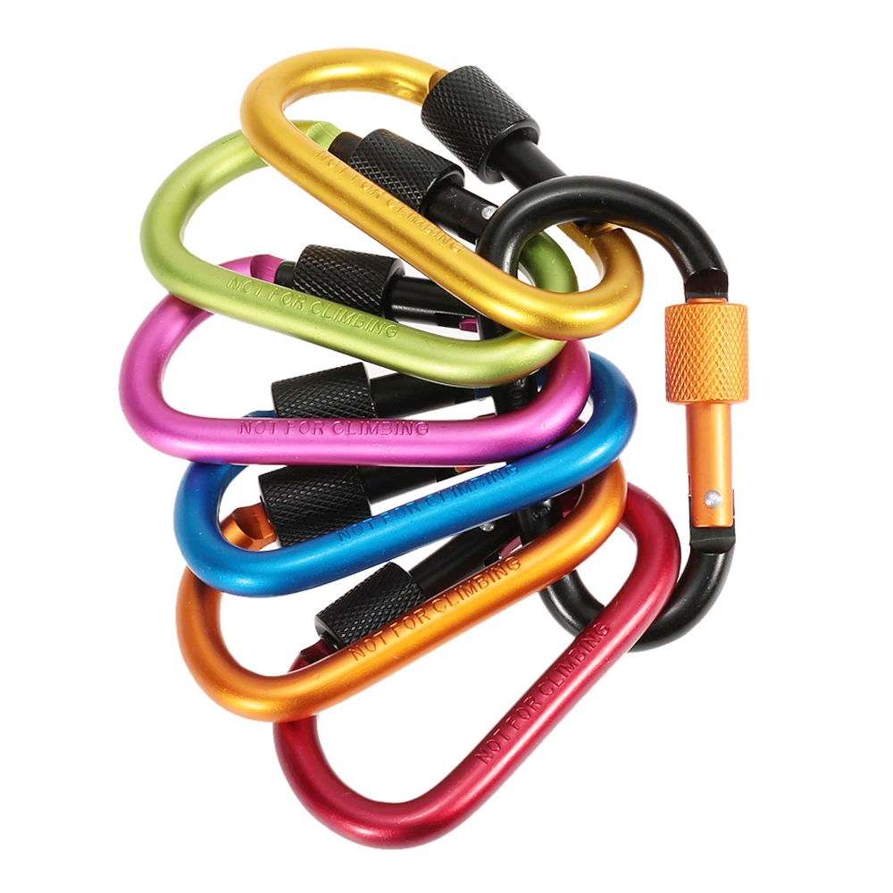 9 шт Алюминий сплава d образное кольцо замок карабин представляет наиболее