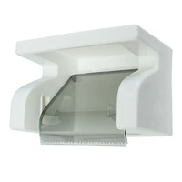 waterproof toilet paper holder tissue roll stand box with shelf rack bathroom