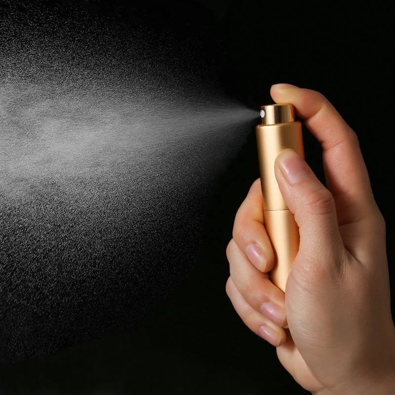 1 Pcs 5Ml 20Ml Aluminum Perfume Bottle Spray Atomizer Portable Cosmetic Can FIll Empty Glass Container Jxcaih |