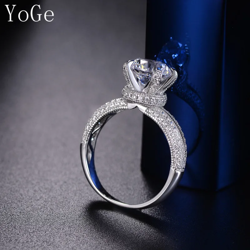 YoGe свадебные и вечерние ювелирные изделия для женщин R3456 модное кольцо из