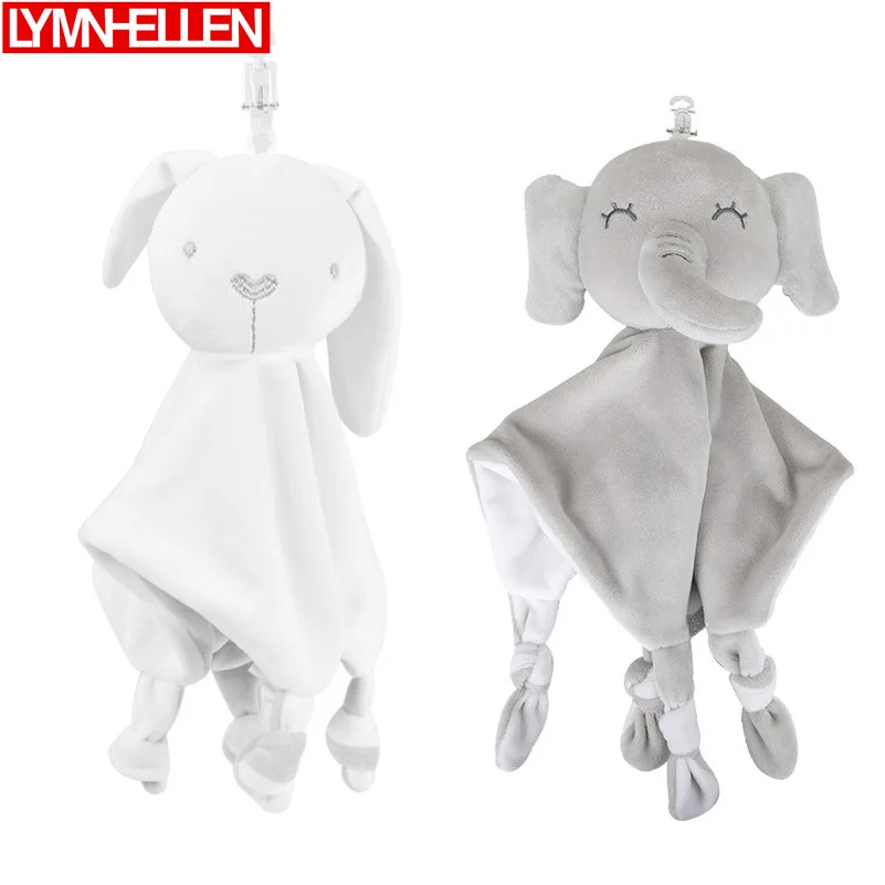 

Baby Infant Animal Rabbit Soothe Appease Towel Soft Elephant Plush Comforting Toy Pacify Towel Appeasing Towel Baby Plush Toys