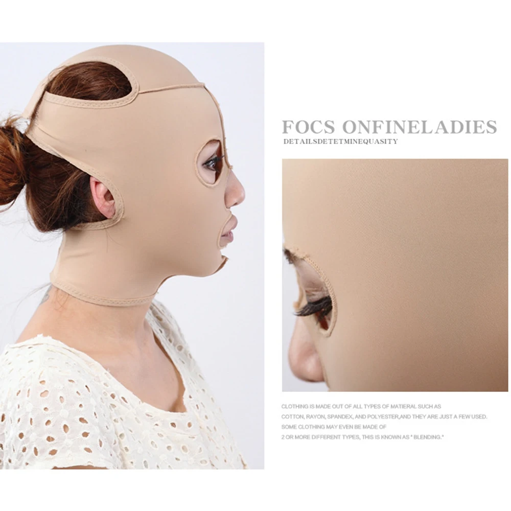 S/X /L /XL Размер инструменты для подтяжки лица V-образная эластичная маска похудения