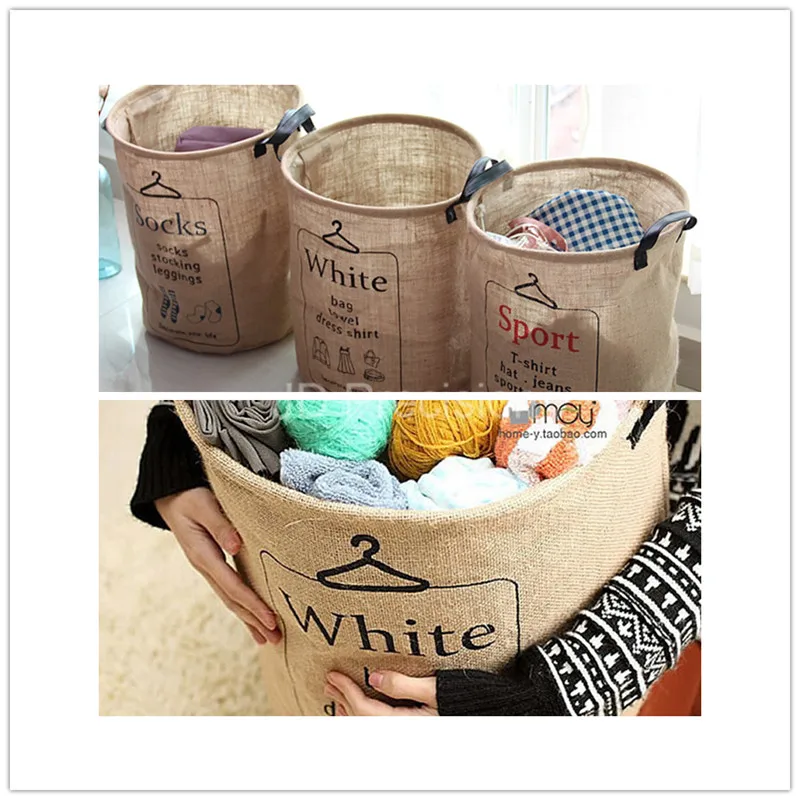

Folding Laundry Basket Home Storage Baskets for Kids Toys Rounds Storage Barrel Dirty Clothing Storage Bucket Laundry Organizer