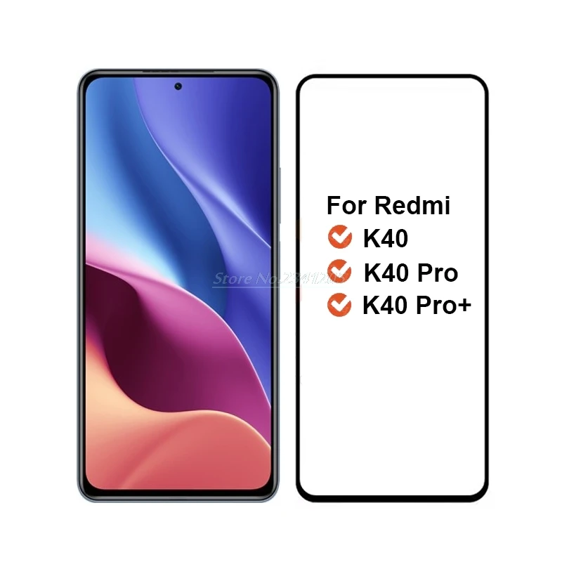 

3-1PCS Tempered Glass for Xiaomi Redmi K40 Pro Plus phone Screen Protector for redmy redmy K40 K40Pro Pro+ protective glass film