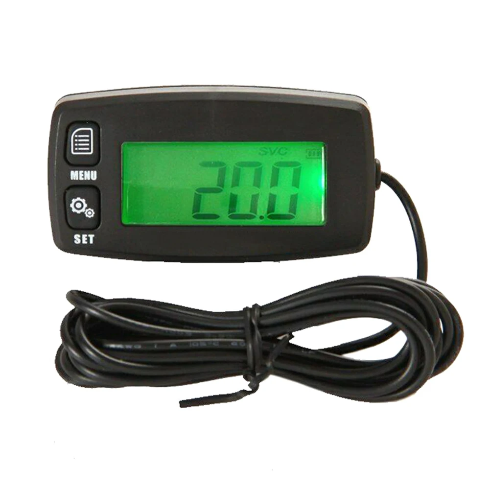 

Waterproof Tachometer Backlit Digital Display Hour Meter for Motocycle 2/4 Stroke Engines Car