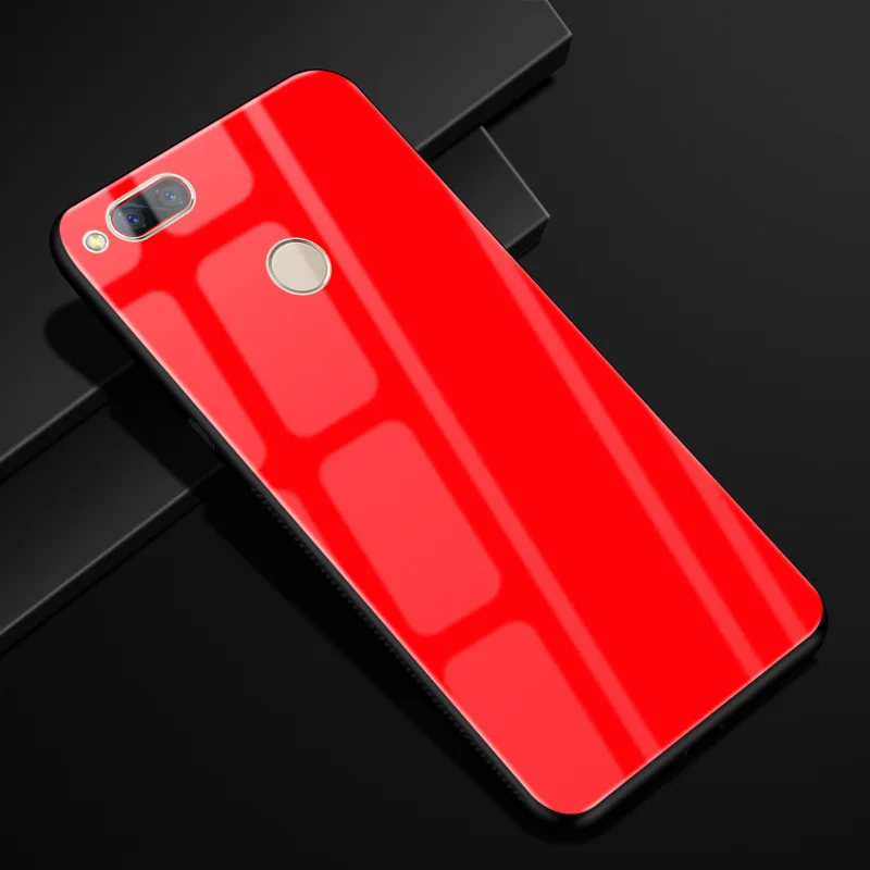4 For ZTE Z17 mini Case 5.2'' Glass Hard Back Cases For ZTE NUBIA Z17 mini Case Tempered Glass Cover Z17mini Z 17 NX569H NX569j - Цвет: 4
