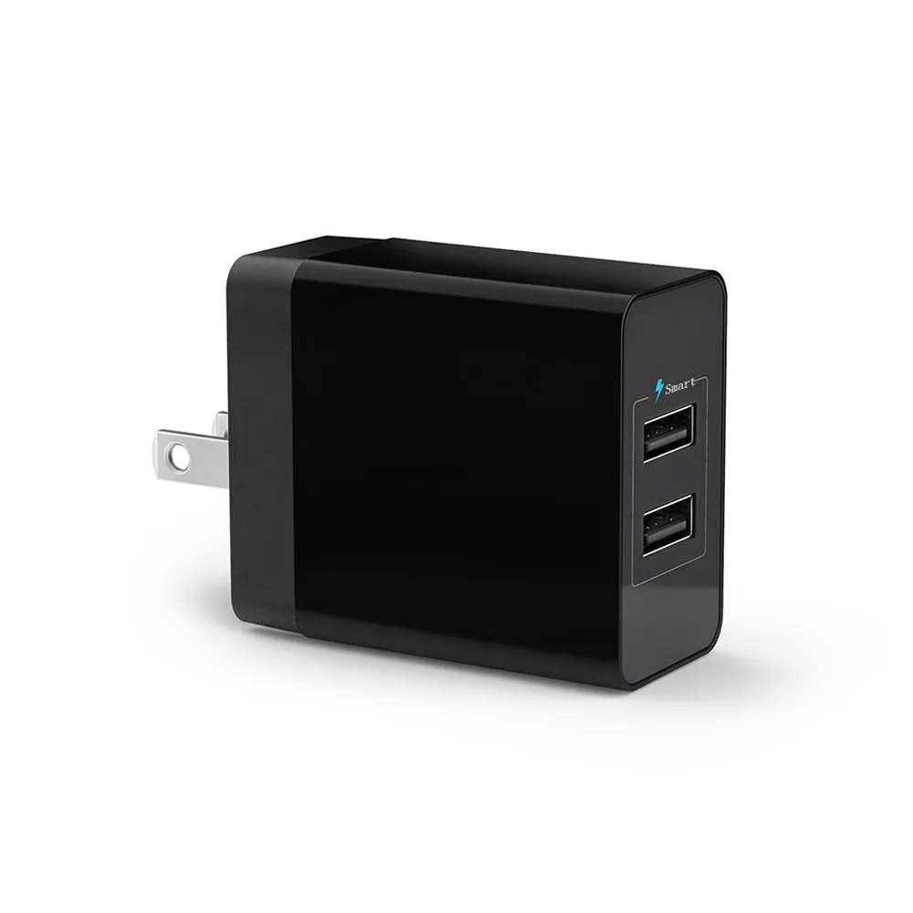 MOSUNX 3.4A 2 портовое USB настенное умное зарядное устройство штепсельная вилка США