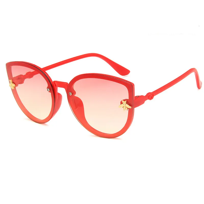 

Cute Little Bee Children Cat Eye Sunglasses Ocean Lenses Frame Kids Cateye Sun Glasses Girls Boys Shades UV400 Gafas de sol
