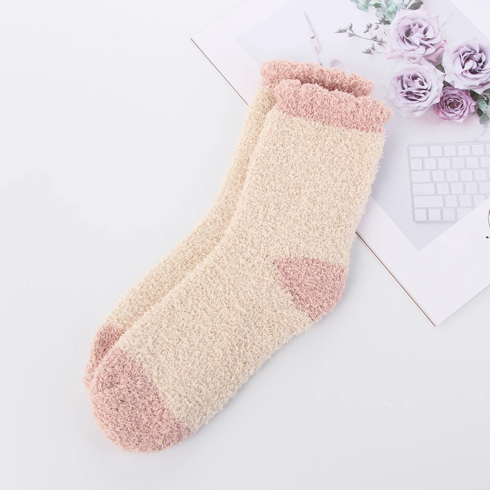 Носки женские мягкие бархатные ярких цветов 1 пара | Женская одежда