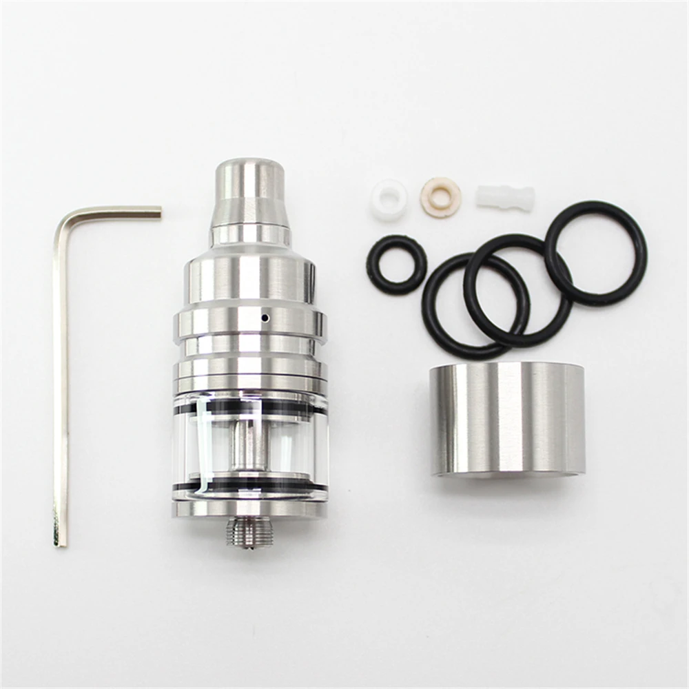 

SXK style Duetto Lucido MTL RTA Regenerable Mesh Atomizer 2.5ml 22mm Diameter SS316 tank Genesis Tank Build Deck vape TANK