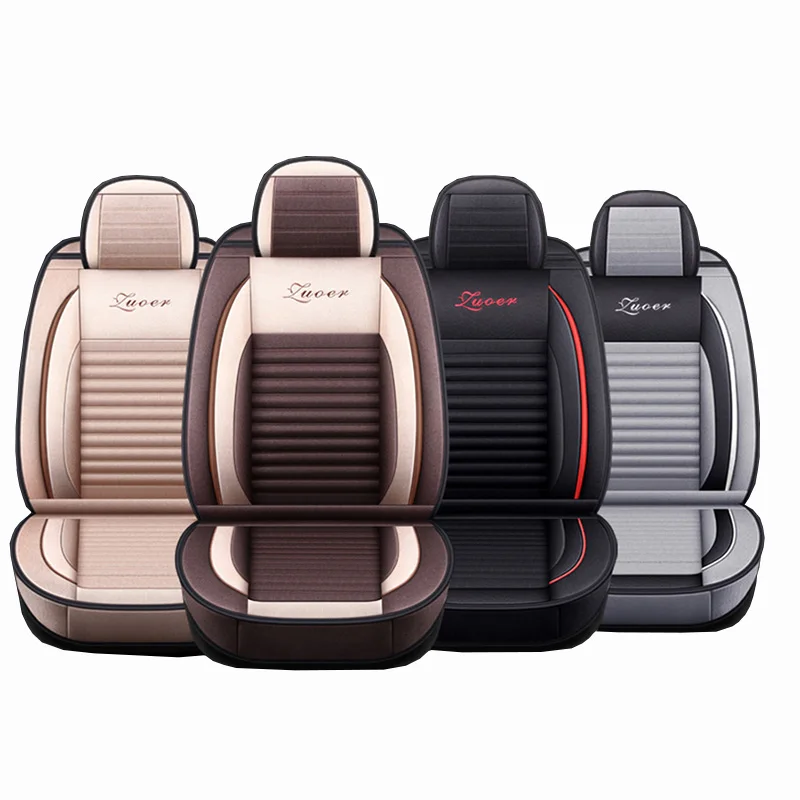 

Flax Universal car seat covers For Cadillac ats ct5 ct6 cts sls xt5 xts,jaguar f-pace xe xf xj x351 of 2018 2017 2016 2015