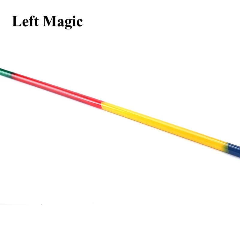 Прижимание круга к трости (серебристый/многоцветный нержавеющая сталь) фокусы