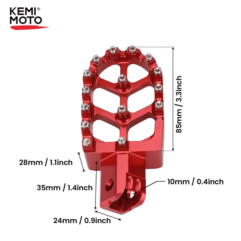 

For HONDA CRF XR 50 70 110 Universal Motorcycle Footpeg Footrest Foot Pegs Pendals For HONDA CRF XR 50 70 110 Aluminum Footpeg