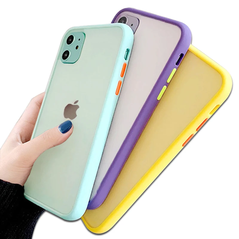 

Silicone Luxury Matte Case For iphone 7 8 6S 6 Plus 12 11 Pro X XS MAX XR SE 2020 phone Case on Apple iphone 7 8 12 mini Cover