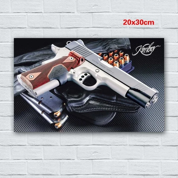 Kimber металлические жестяные знаки для пистолета