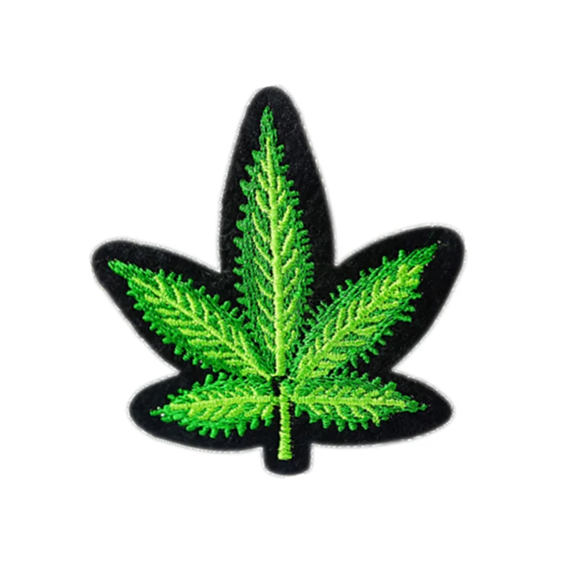 1 шт. тканевые значки сделай сам с кленовыми листьями розой и птицами