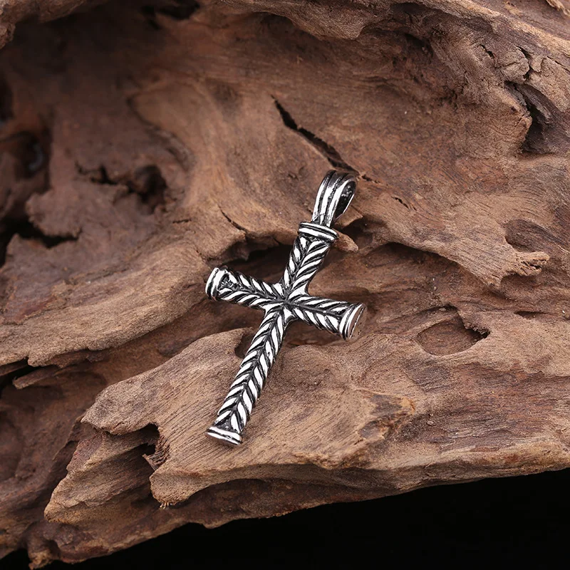 Новинка 2019 модная женская винтажная двухсторонняя подвеска в виде креста