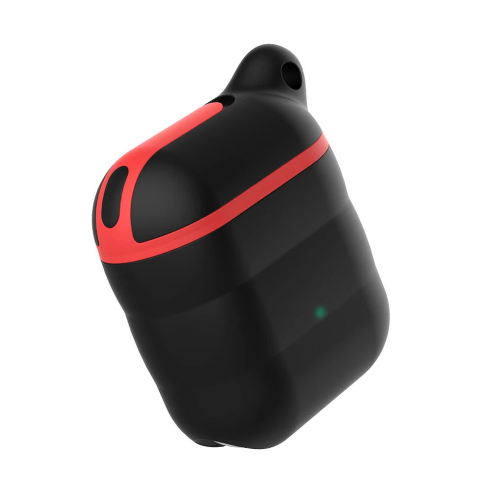 Мягкий силиконовый чехол для наушников Apple AirPods 1 2 защита от потери