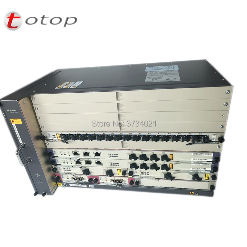 OLT huawei MA5683T GPON OLT шасси с 2xSCUN+ 2xPRTE+ 2x X2CS+ 1xGPFD B+, 16 портов OLT MA5683T