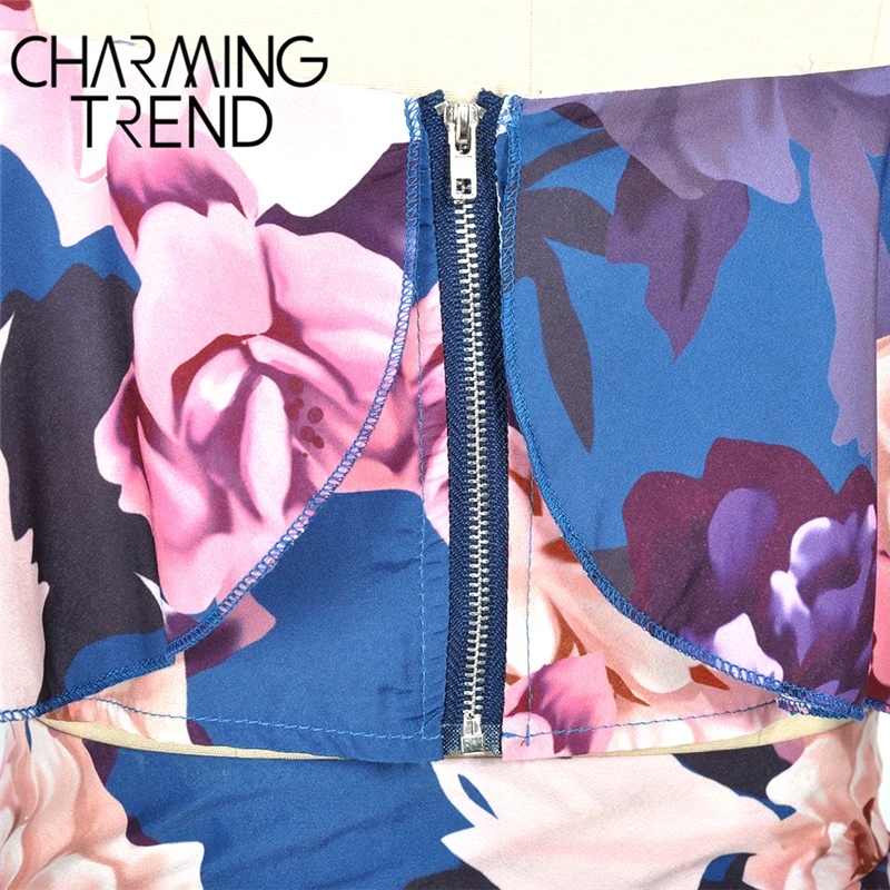 Летний праздничный Модный женский костюм на бретельках с открытым плечом платье