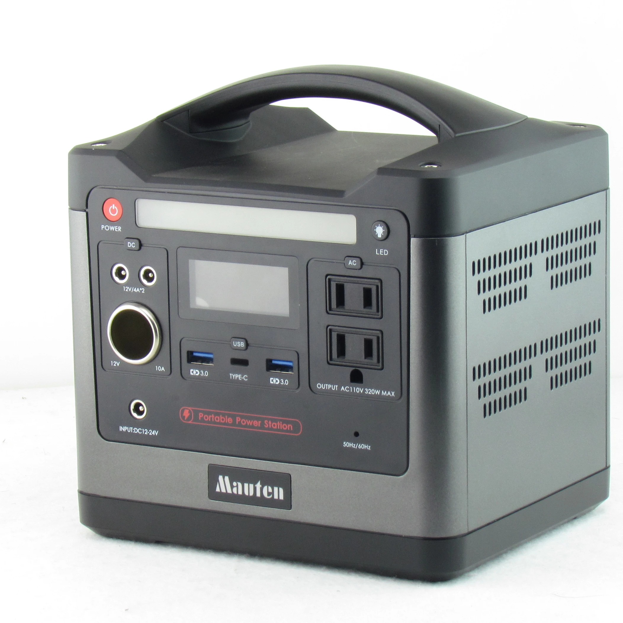 

portable 320 watt 12v 298wh lithium battery 110v 220v home solar power generator