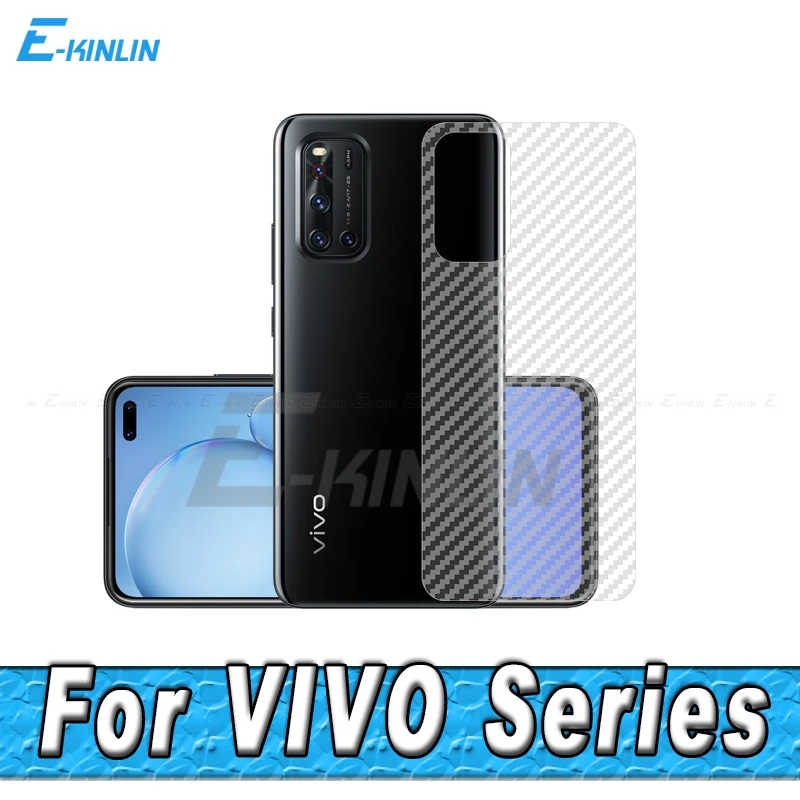 Защитная пленка из углеродного волокна для заднего экрана VIVO V20 SE V19 V17 Neo V11 V15 Pro V11i