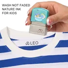 Штамп с именем на заказ, водонепроницаемая игрушка, одежда для детей, студентов, стирка глав, не выцветает, печать для детей, штамп на заказ, подарки