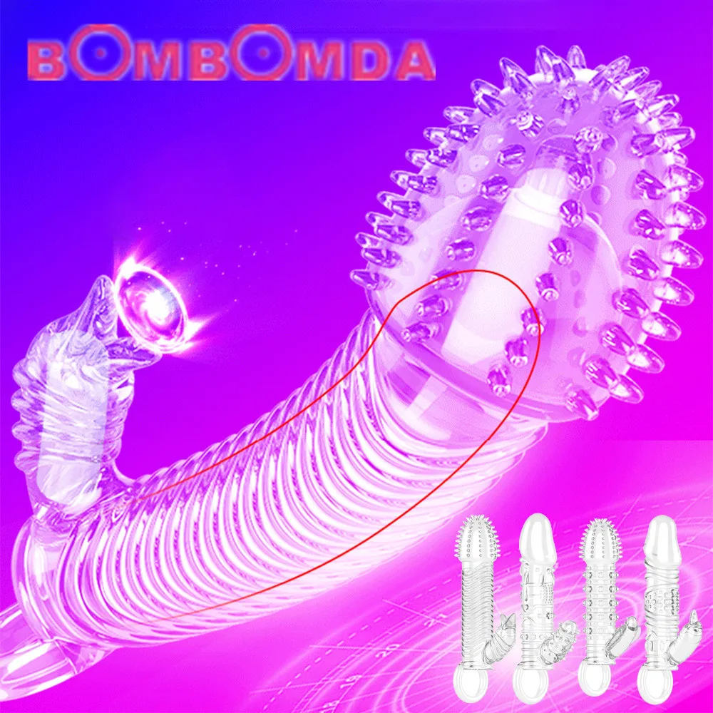 Удлинитель пениса презерватив для увеличения увеличитель утолщение головка