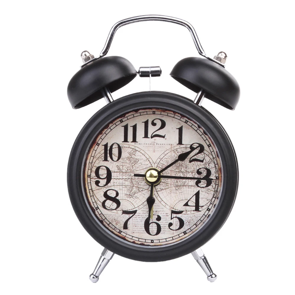 Настольная указка прикроватная металлическая круглая Милая цифра будильник