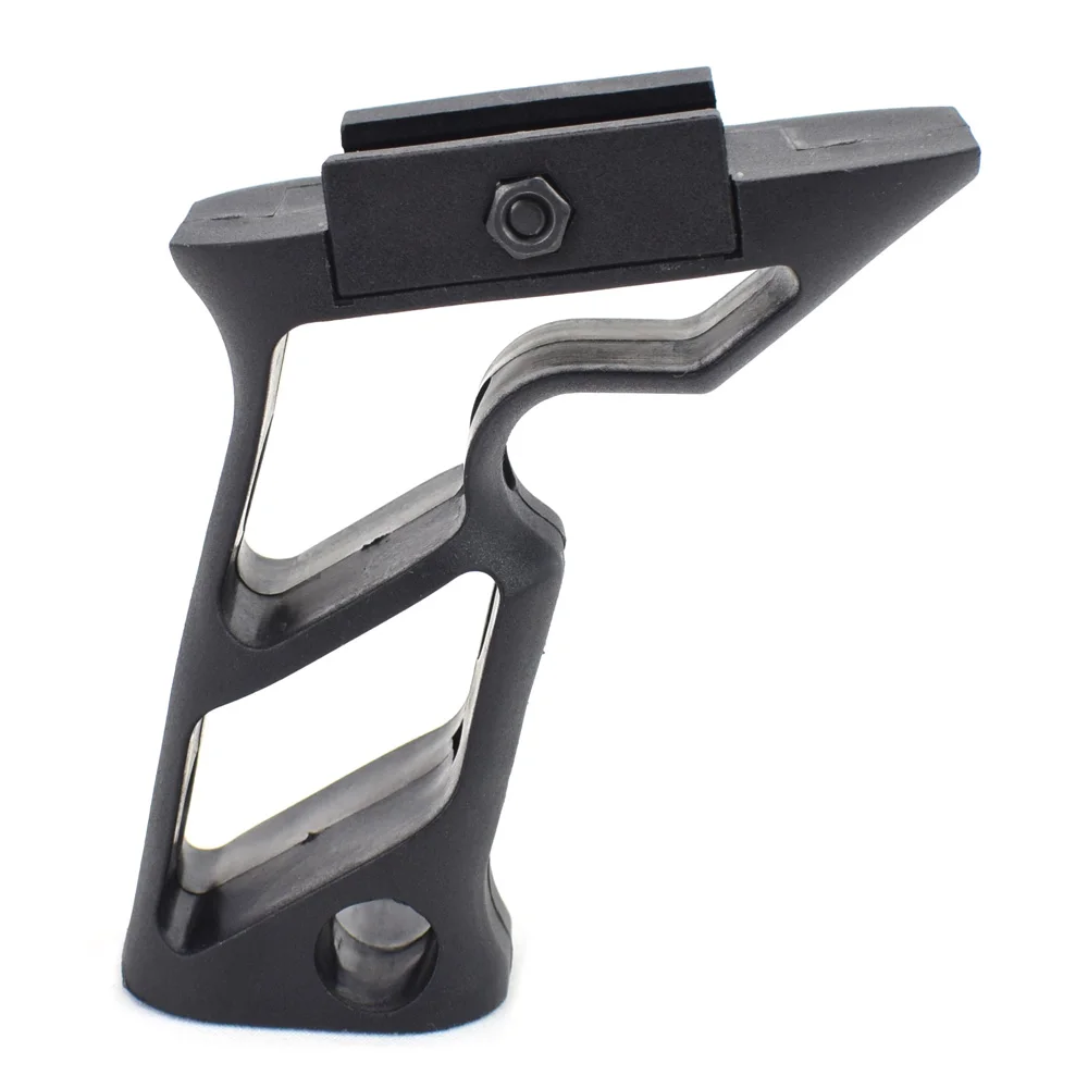 ActionUnion тактическая рукоятка нейлон полый Foregrip 20-21 мм направляющая Airsoft рукоятка пистолета Аксессуары Для Охоты Военная стрельба - Цвет: Black