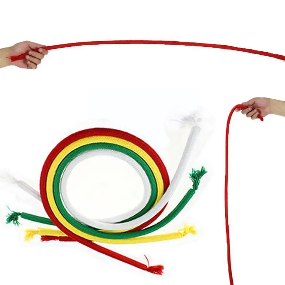 

Волшебная Мягкая Веревка белого и желтого цвета, индийская веревка, мягкая жесткая Волшебная веревка, реквизит для фокусов, сценический вол...