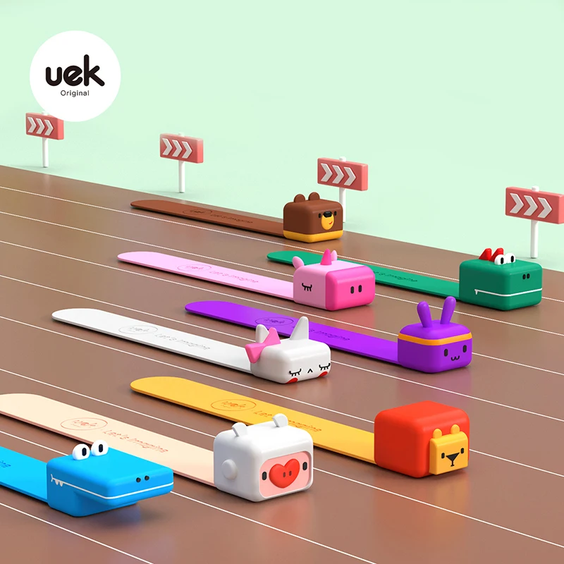 UEK Мультяшные закладки Pad Творческий мягкий силиконовый книжные маркеры