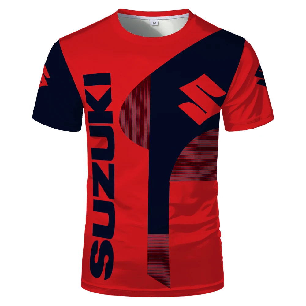 2021 мотоциклетная футболка с 3D принтом логотипа внедорожника Повседневная Harajuku