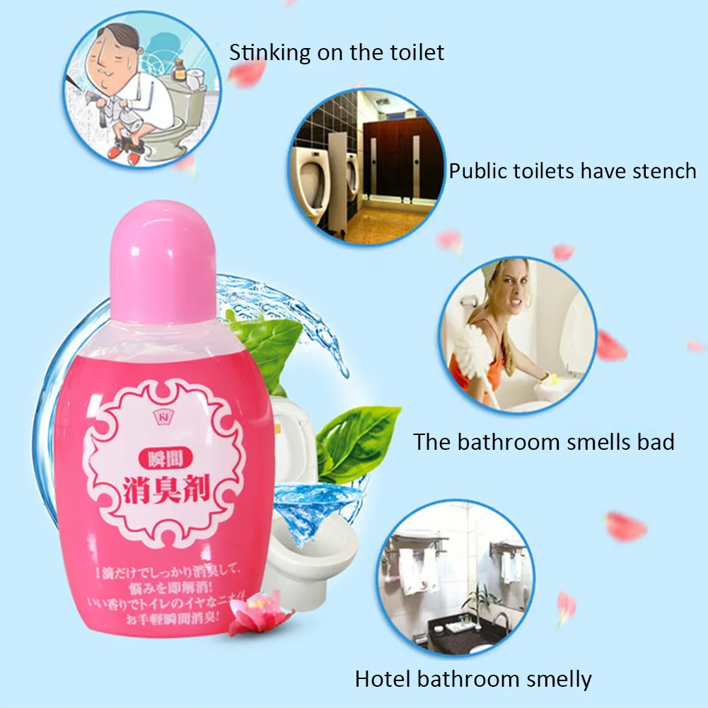 

Fast Safe Deodorant Toilet Stink-eliminating Aromatic Floral Cleaner Air Freshener Bathroom Portable Cleaning Supplies