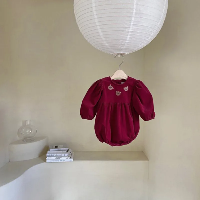 

2021 spring modelsbaby bodysuits long-sleeved leotard climbing clothes baby bodysuits baby girl clothes