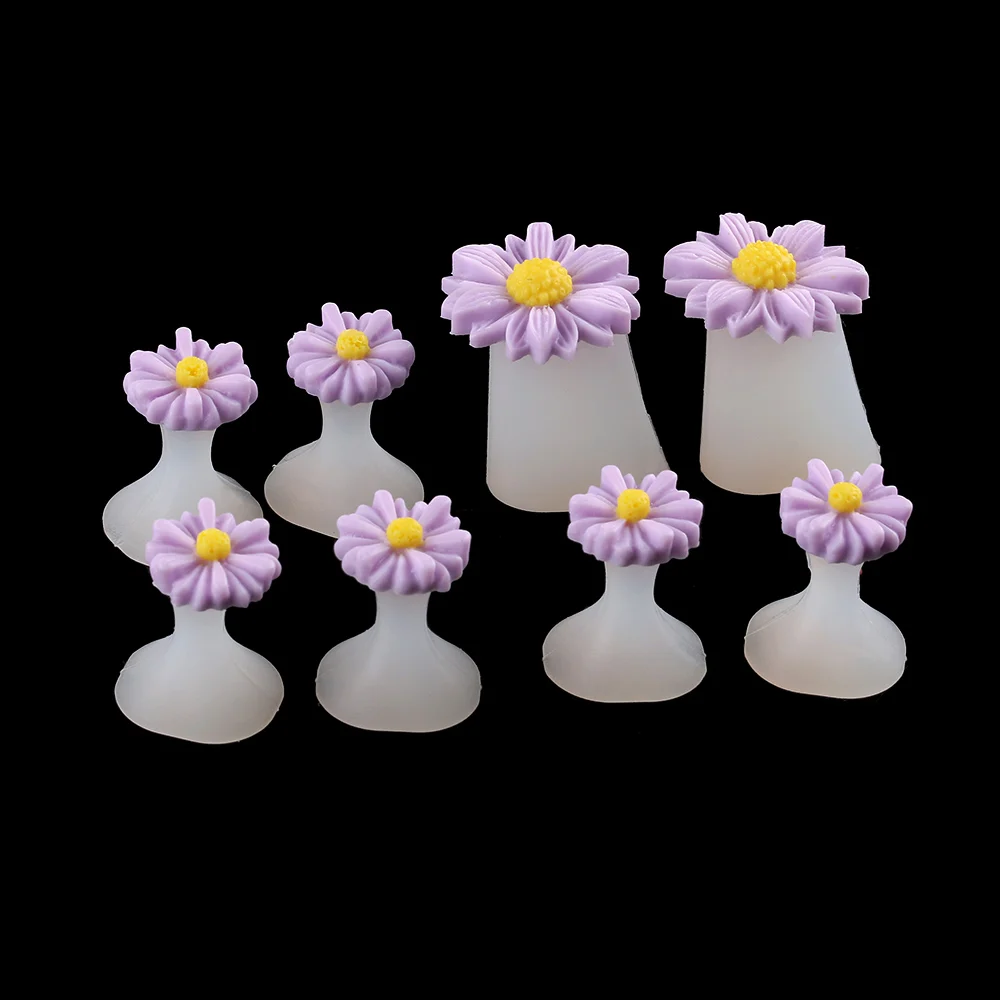 Style 9 8 шт./компл. носок силиконовый сепаратор дизайн ногтей DIY Инструмент Педикюр цветок кристалл в виде капли воды Алмазный жемчуг сепаратор средство по уходу за ногами - Цвет: Style 9